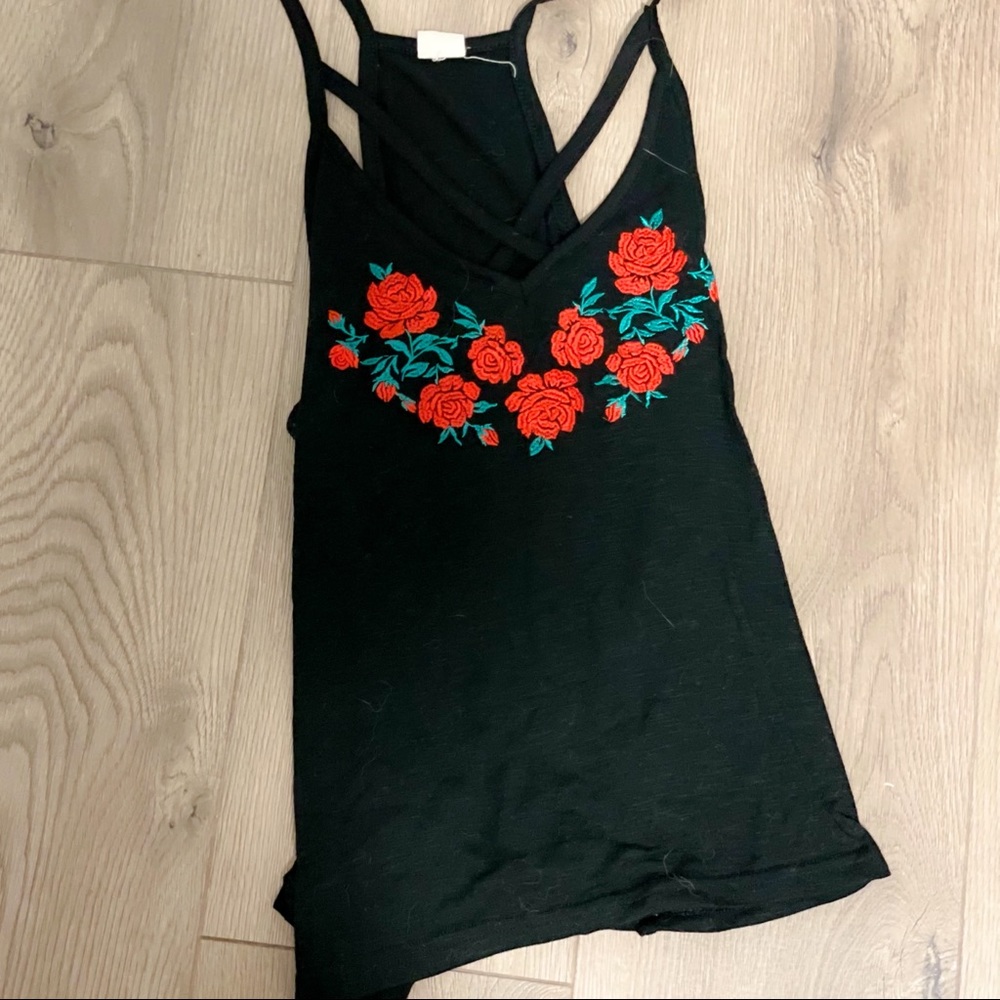 Embroidered Cami